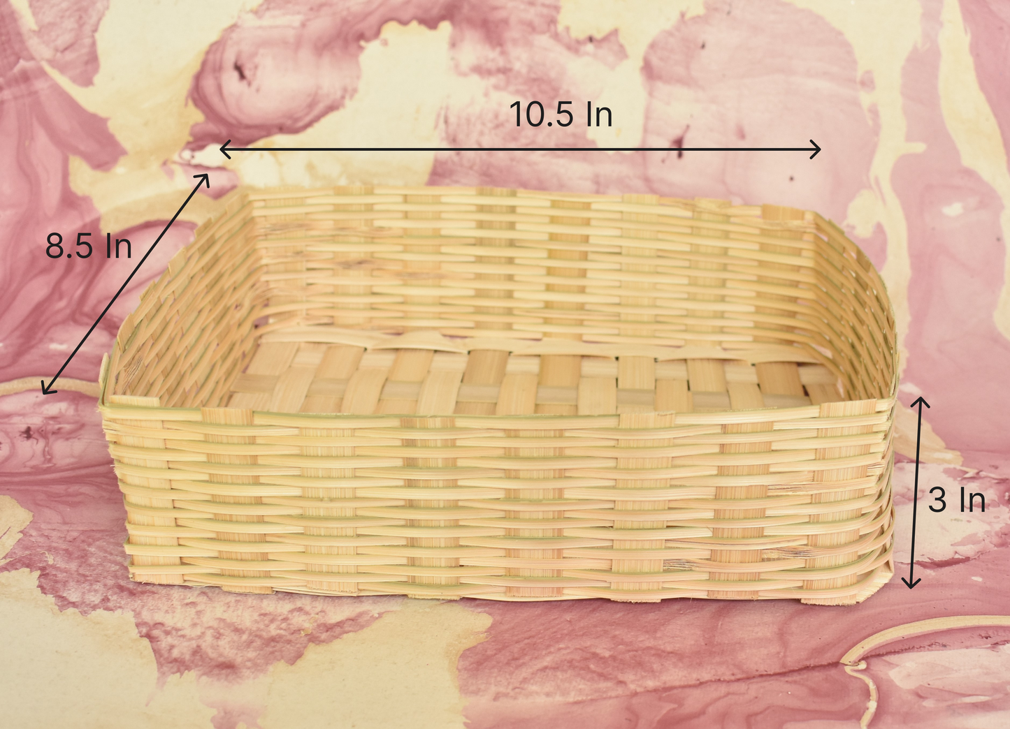 Bamboo Multi Purpose Storage Basket | With Lid