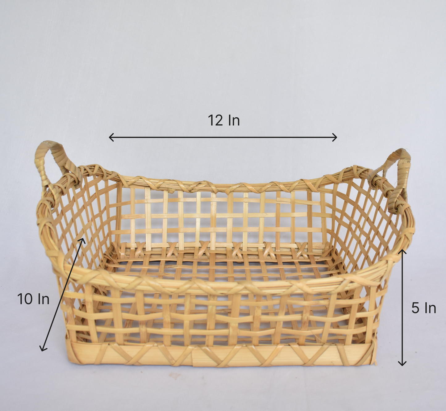 Bamboo Multi Purpose Storage Basket