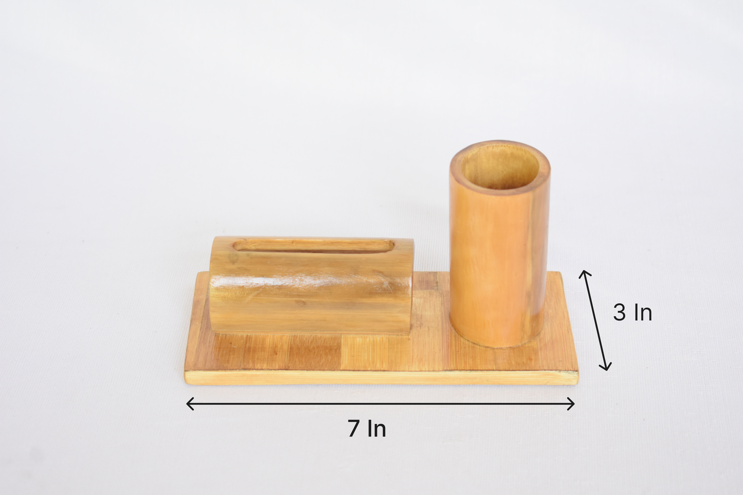 Bamboo Pen Stand & Mobile Holder