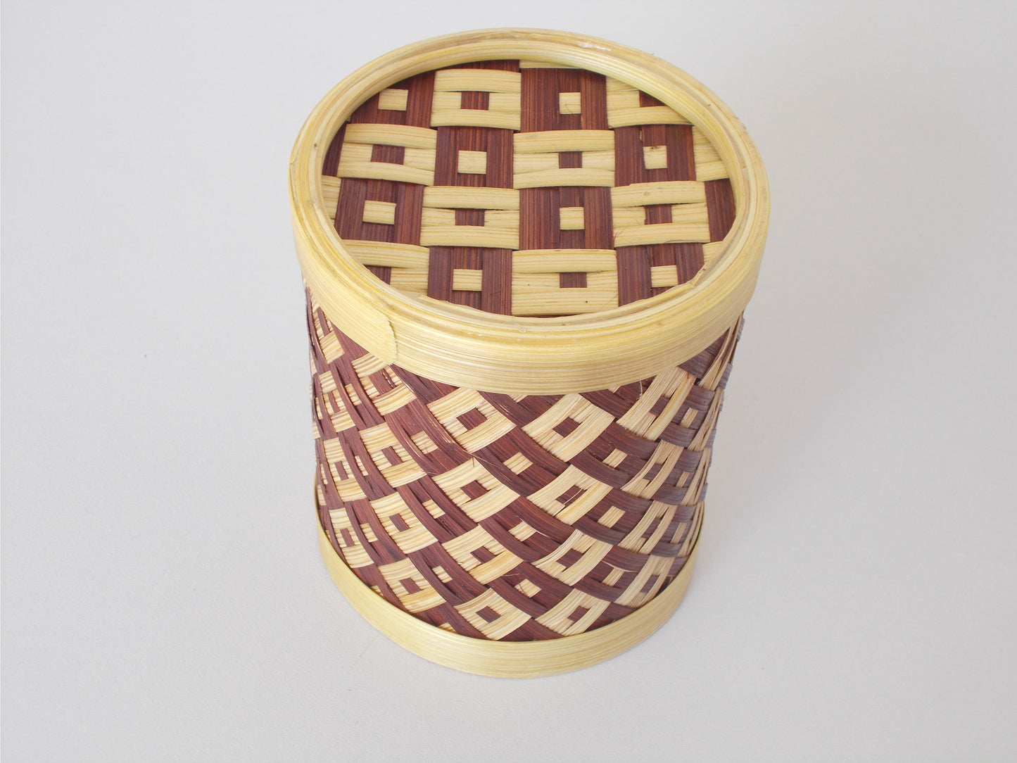 Round Bamboo Pen Stand