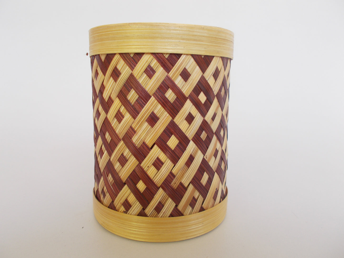 Round Bamboo Pen Stand