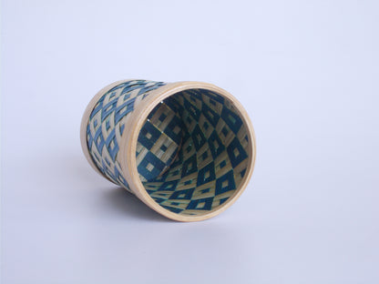 Cylindrical Bamboo Pen Stand