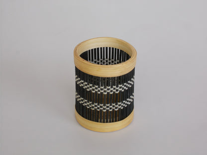 Round Bamboo Pen Stand