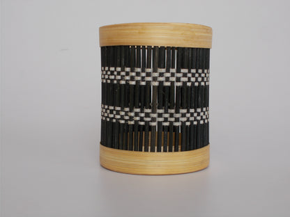 Round Bamboo Pen Stand