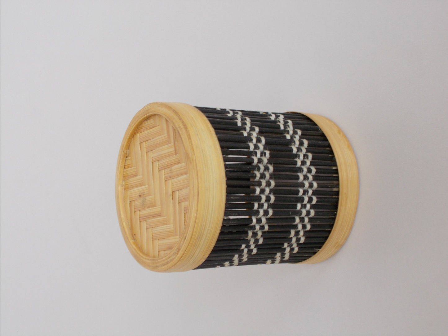 Round Bamboo Pen Stand