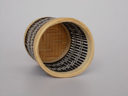 Round Bamboo Pen Stand