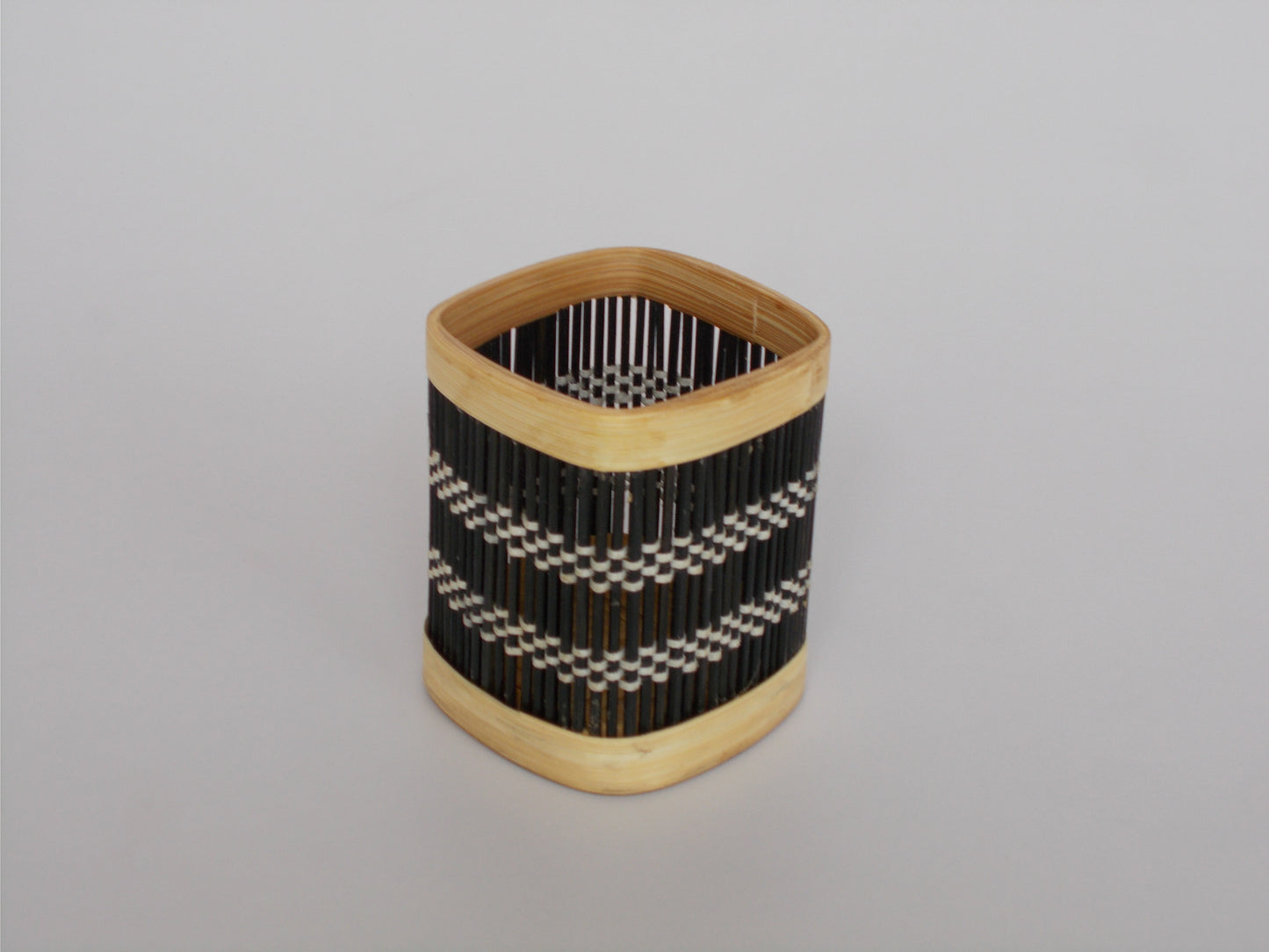 Cuboid Bamboo Pen stand