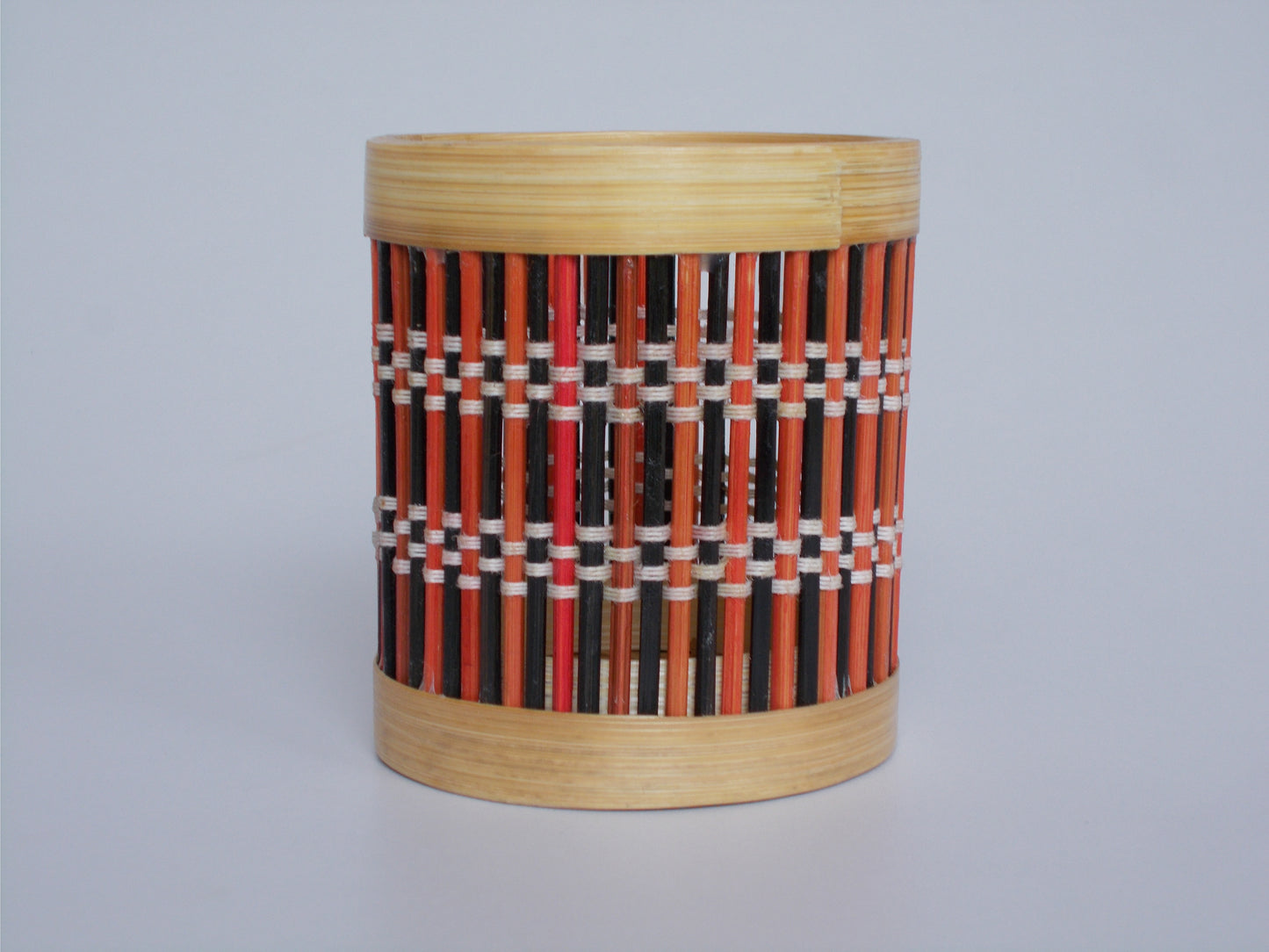 Round Bamboo Pen Stand