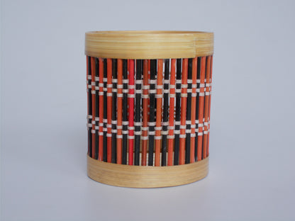 Round Bamboo Pen Stand