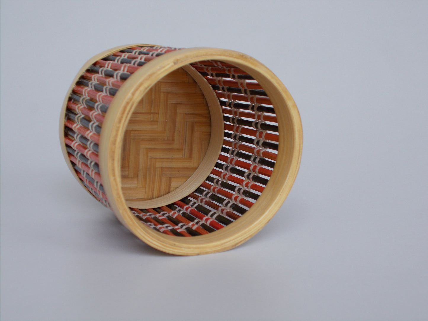 Round Bamboo Pen Stand