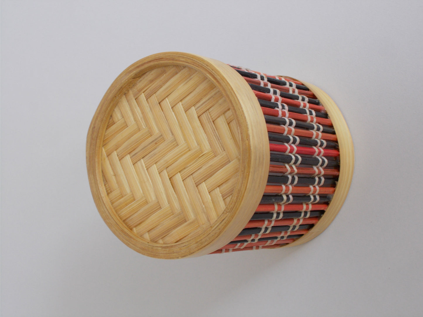 Round Bamboo Pen Stand