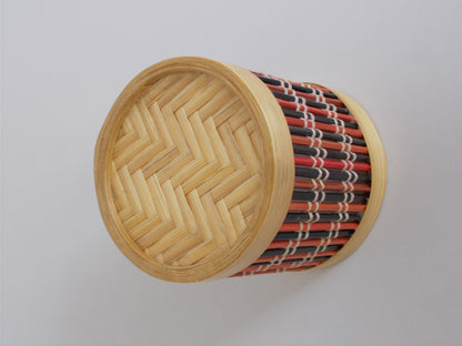 Round Bamboo Pen Stand
