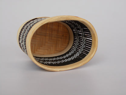 Oval Bamboo Pen Stand