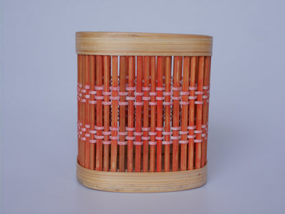 Cuboid Bamboo Pen Stand