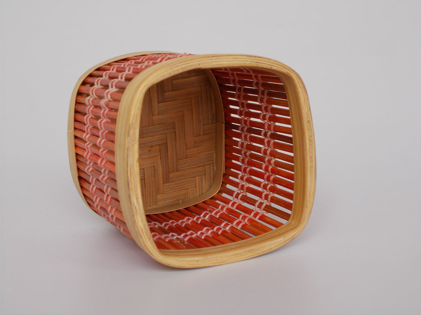 Cuboid Bamboo Pen Stand