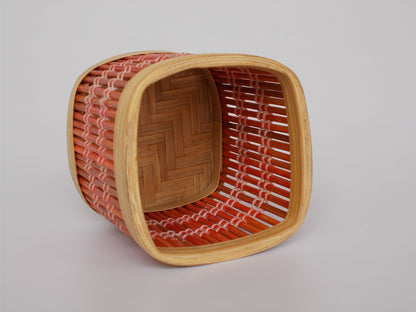 Cuboid Bamboo Pen Stand