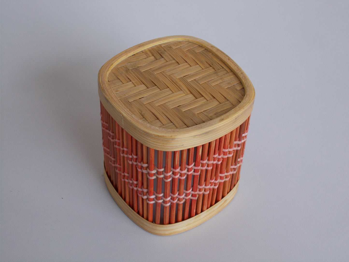 Cuboid Bamboo Pen Stand