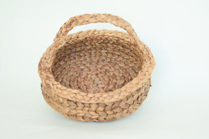 Water Hyacinth Fruit Basket | With Handle