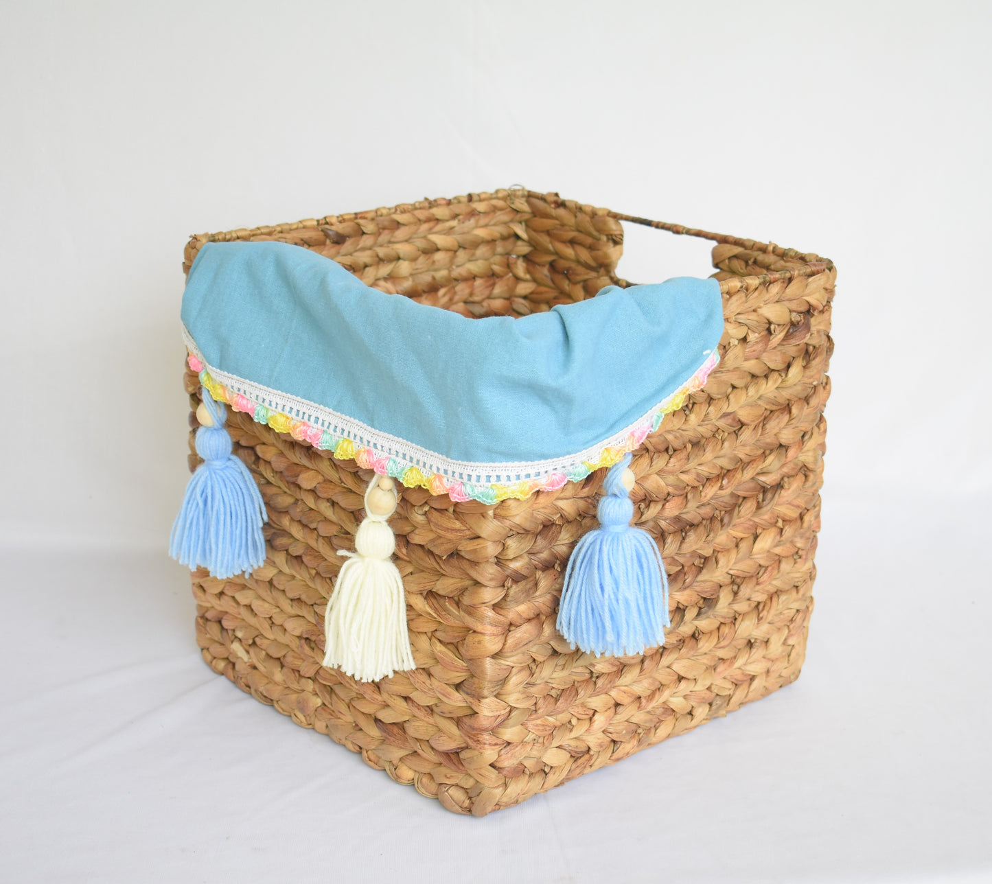 Water Hyacinth Multi Purpose Storage Basket | Laundry Basket | Medium Size