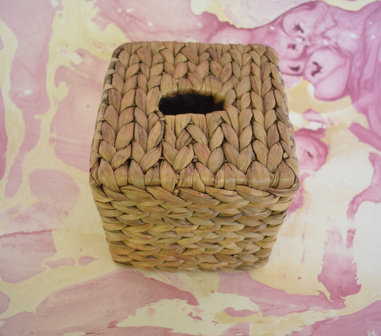 Water Hyacinth Tissue Box | Square Shape