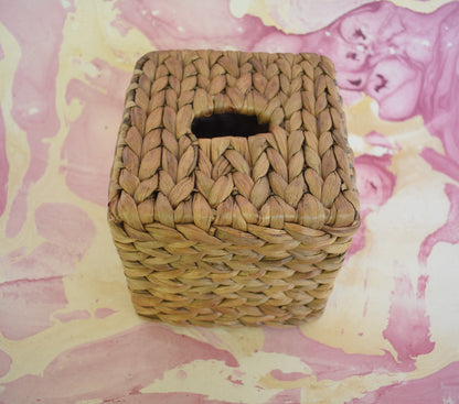 Water Hyacinth Tissue Box | Square Shape