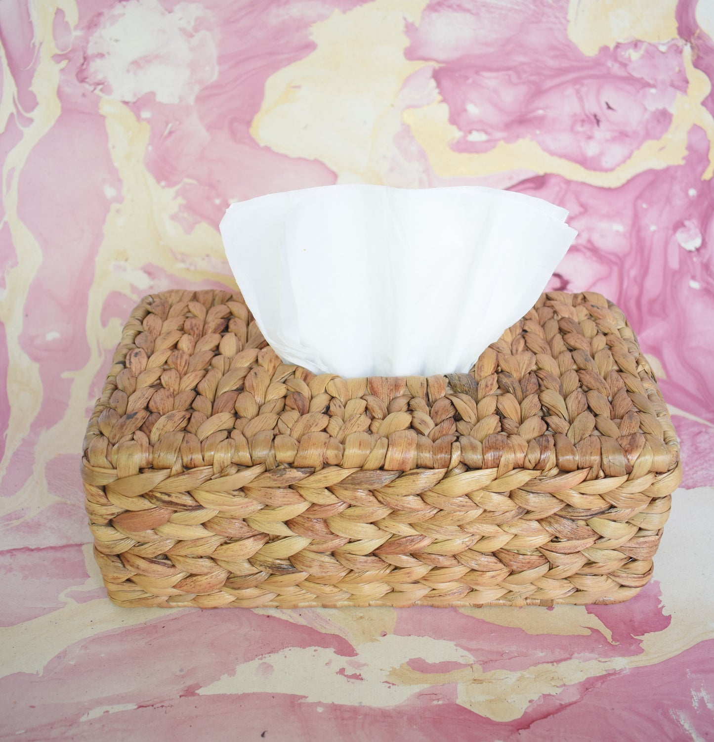 Water Hyacinth Tissue Box