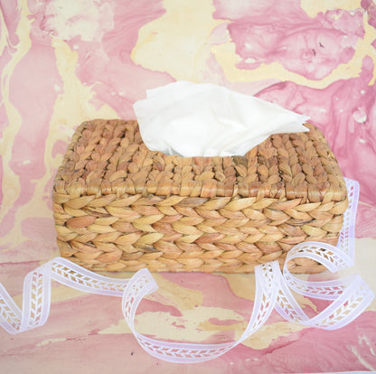Water Hyacinth Tissue Box