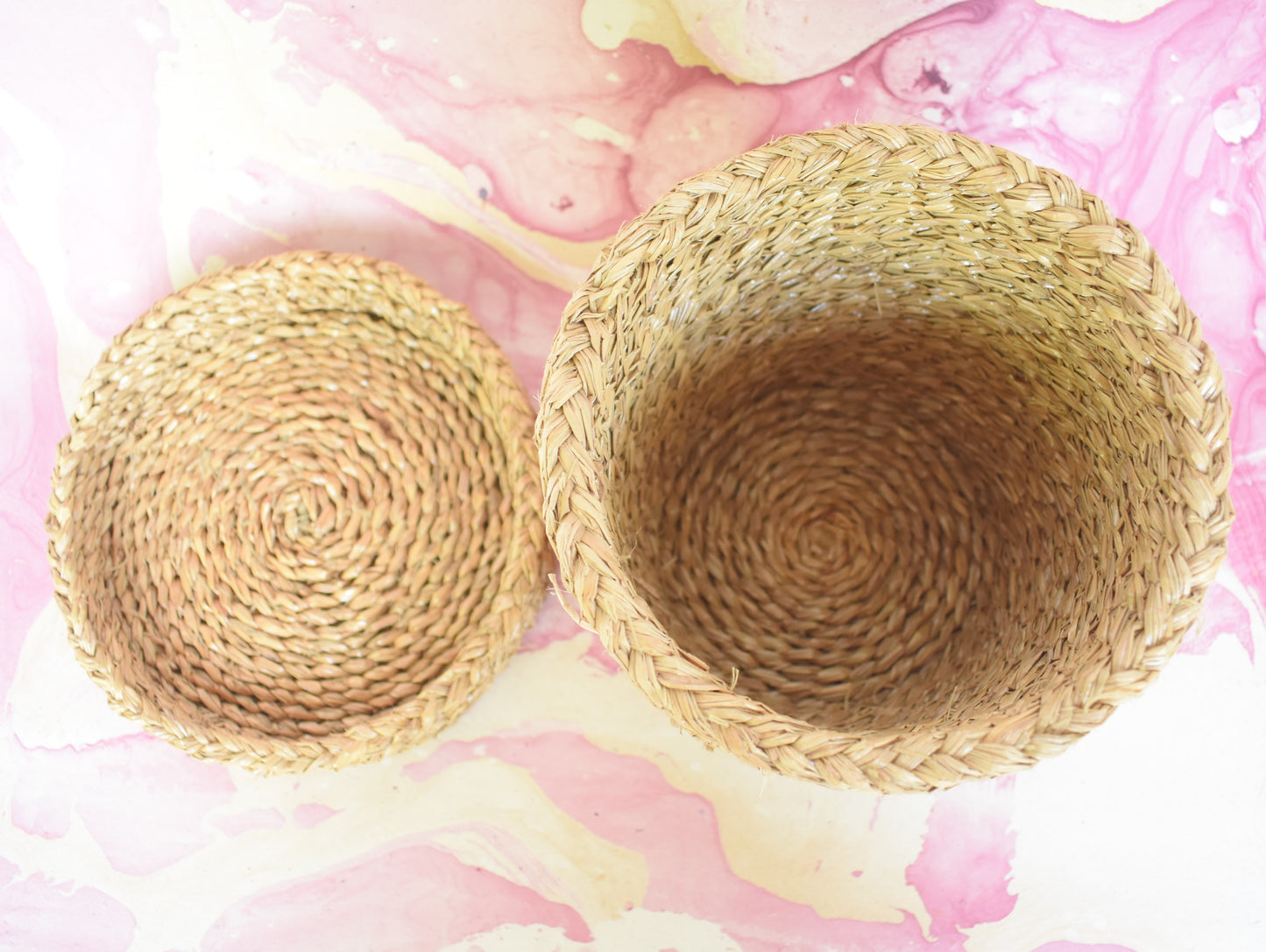 Water Hyacinth Multi Purpose Storage Basket | With Lid