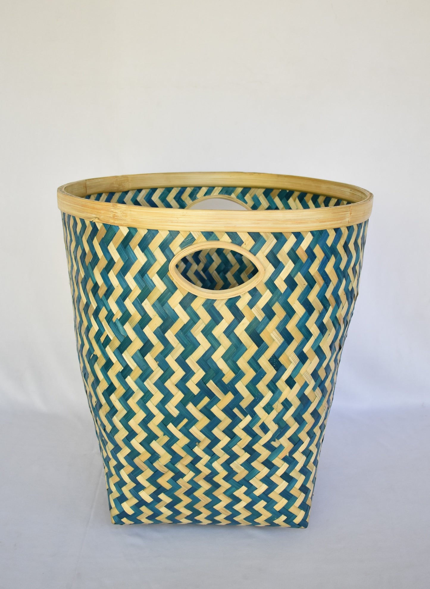 Bamboo Laundry Basket | With Cover | Large Size