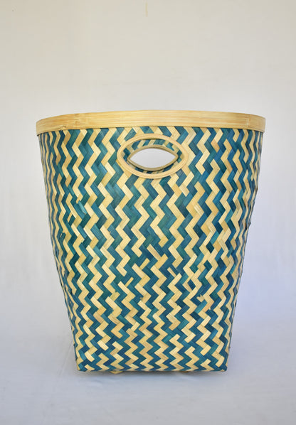 Bamboo Laundry Basket | With Cover | Large Size