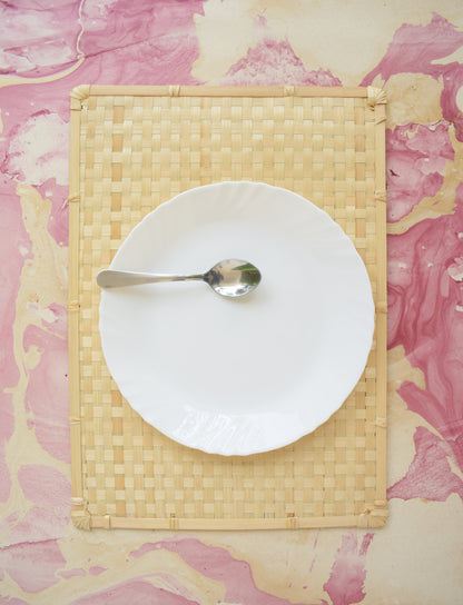 Bamboo Table Mat | Set Of 6 | Rectangular Shape