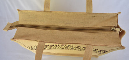 Jute + Bamboo Short Handle Tote Bag