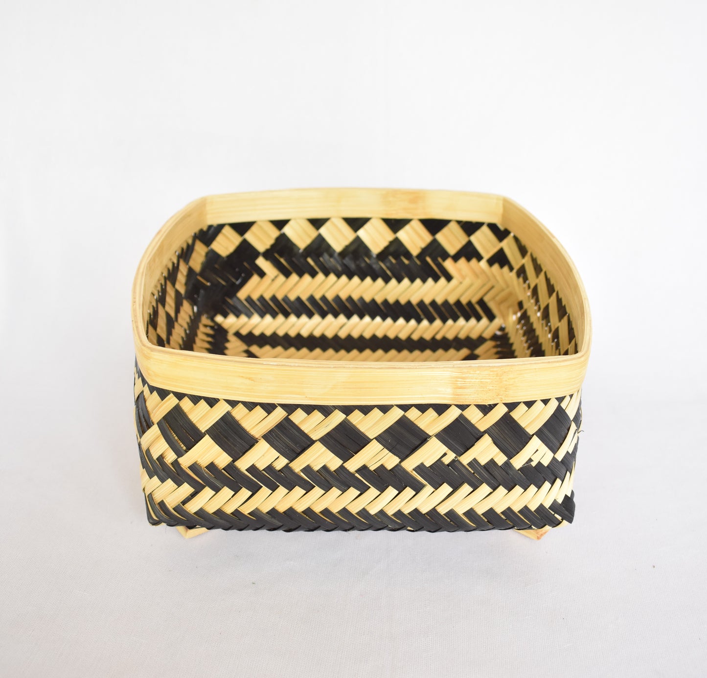 Bamboo Multi Purpose Storage Basket | Square | Small