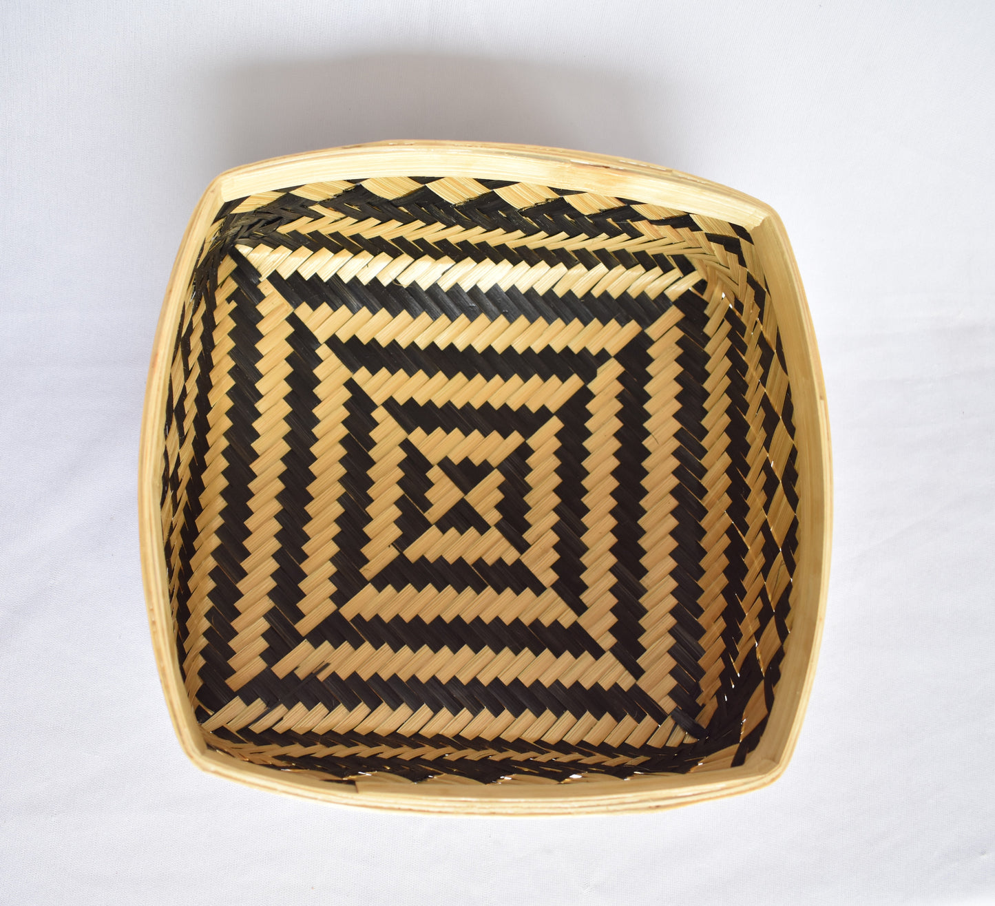 Bamboo Multi Purpose Storage Basket | Square | Small