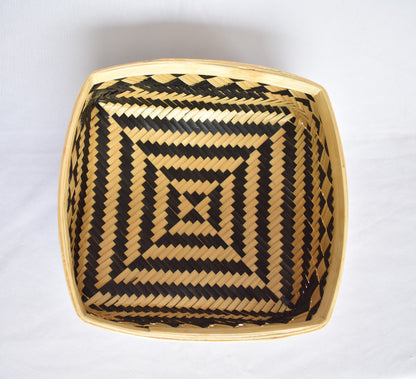 Bamboo Multi Purpose Storage Basket | Square | Small