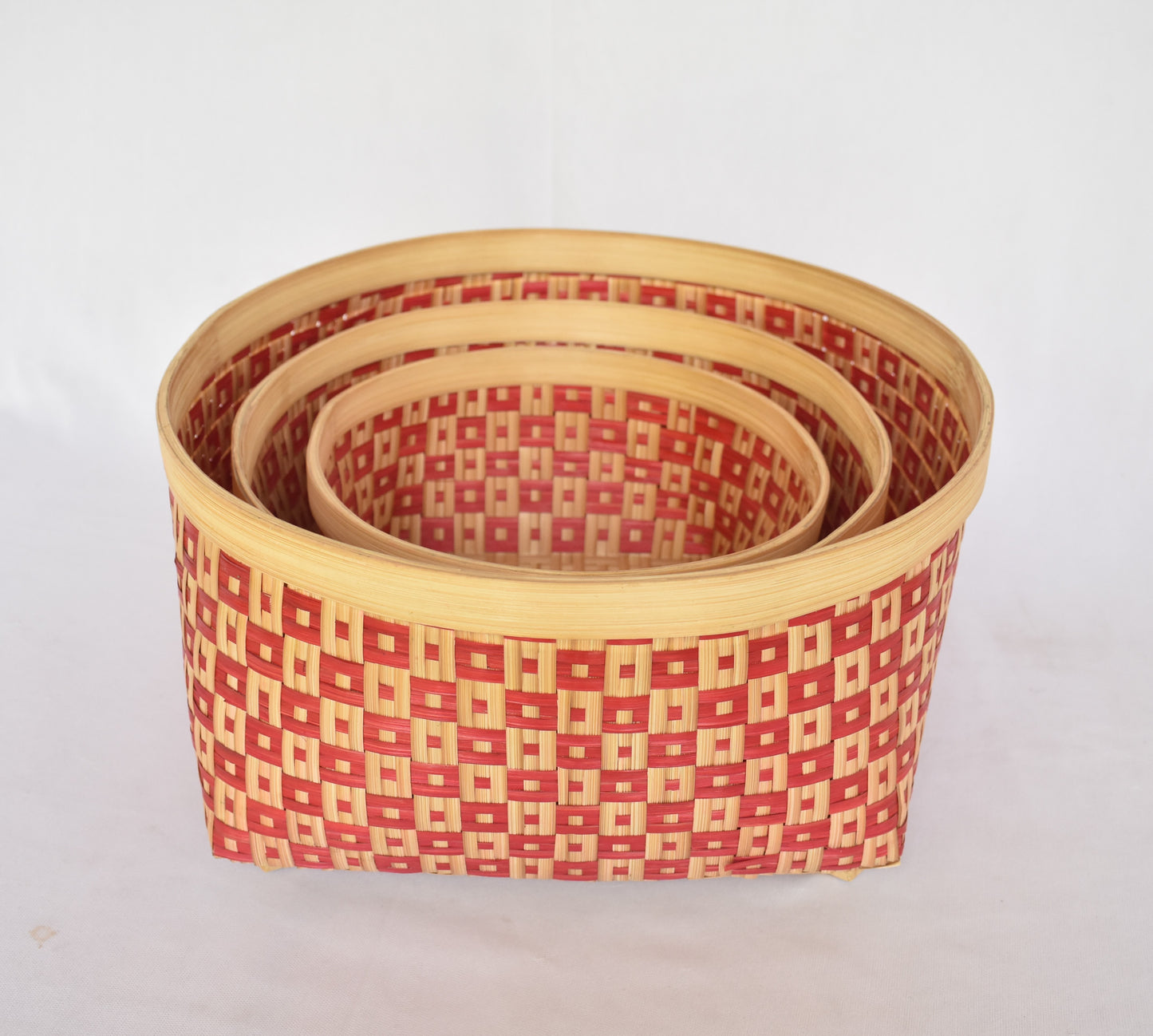 Bamboo Multi Purpose Storage Basket | Set of 3