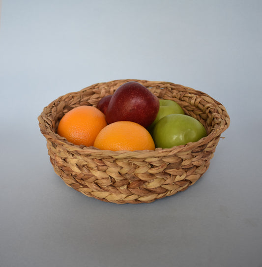 Water Hyacinth | Fruit Basket | Round Shape