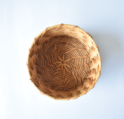 Cane Multi Purpose Storage Basket | Round Shape