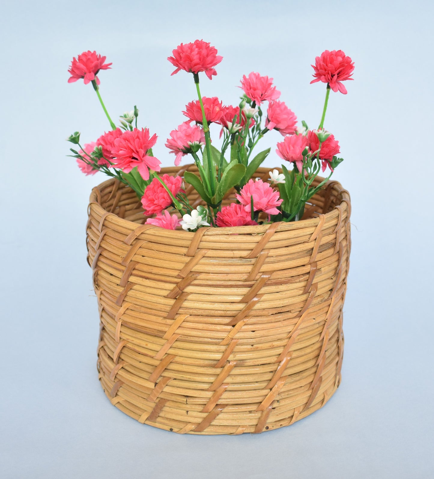 Cane Multi Purpose Storage Basket | Round Shape