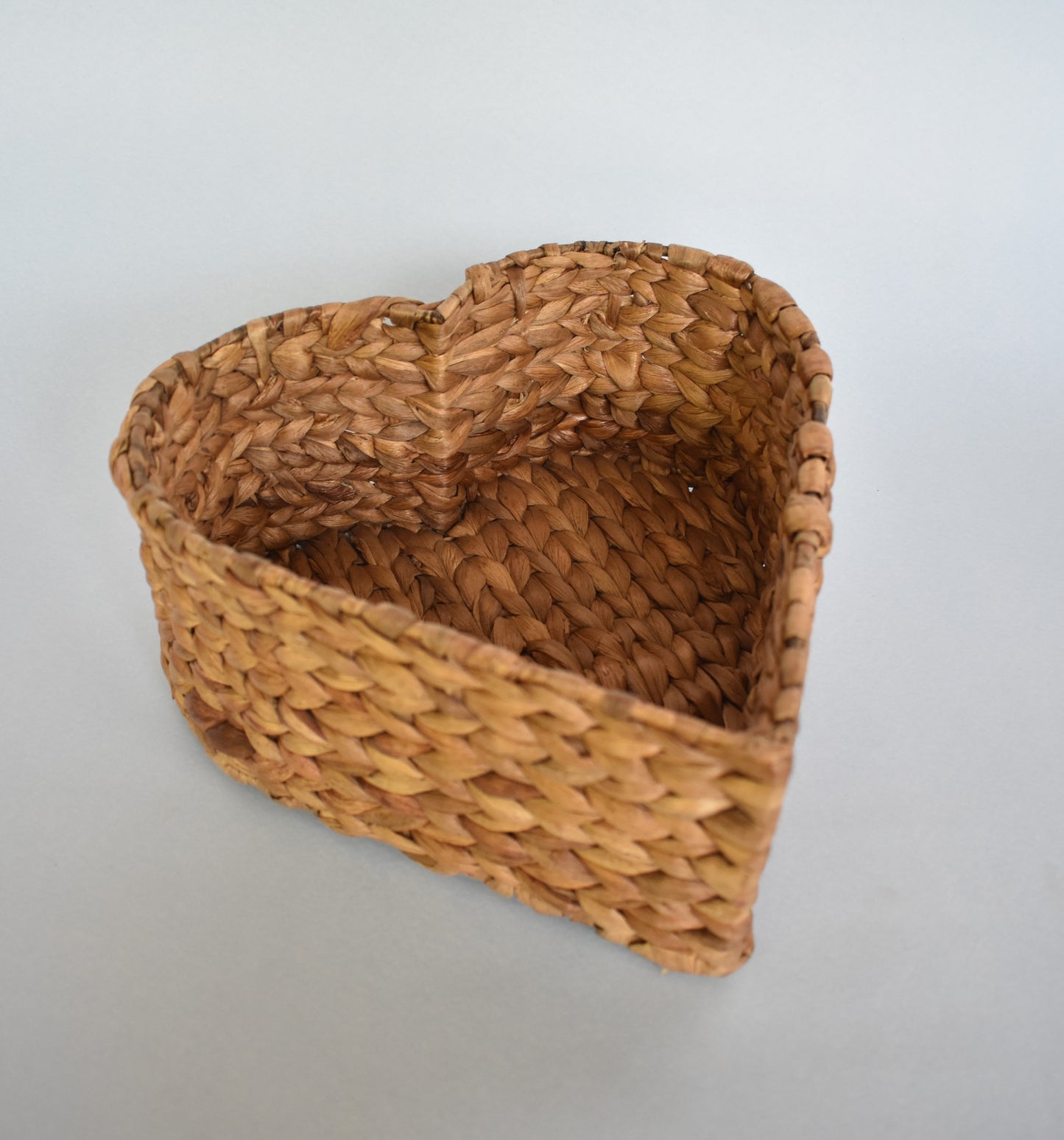 Water Hyacinth Storage Basket | Heart Shape | Small Size