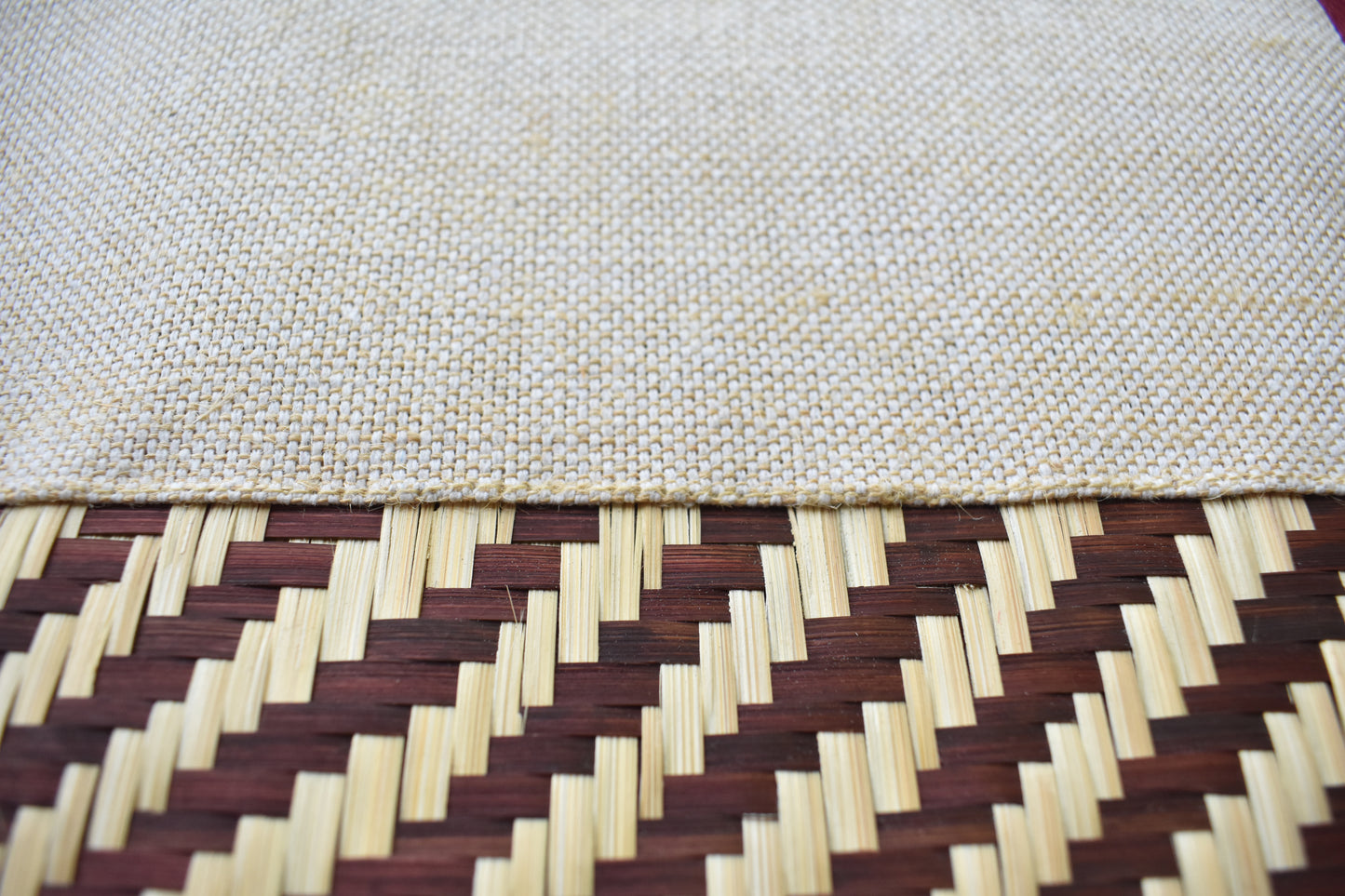 Jute + Bamboo Office Folders
