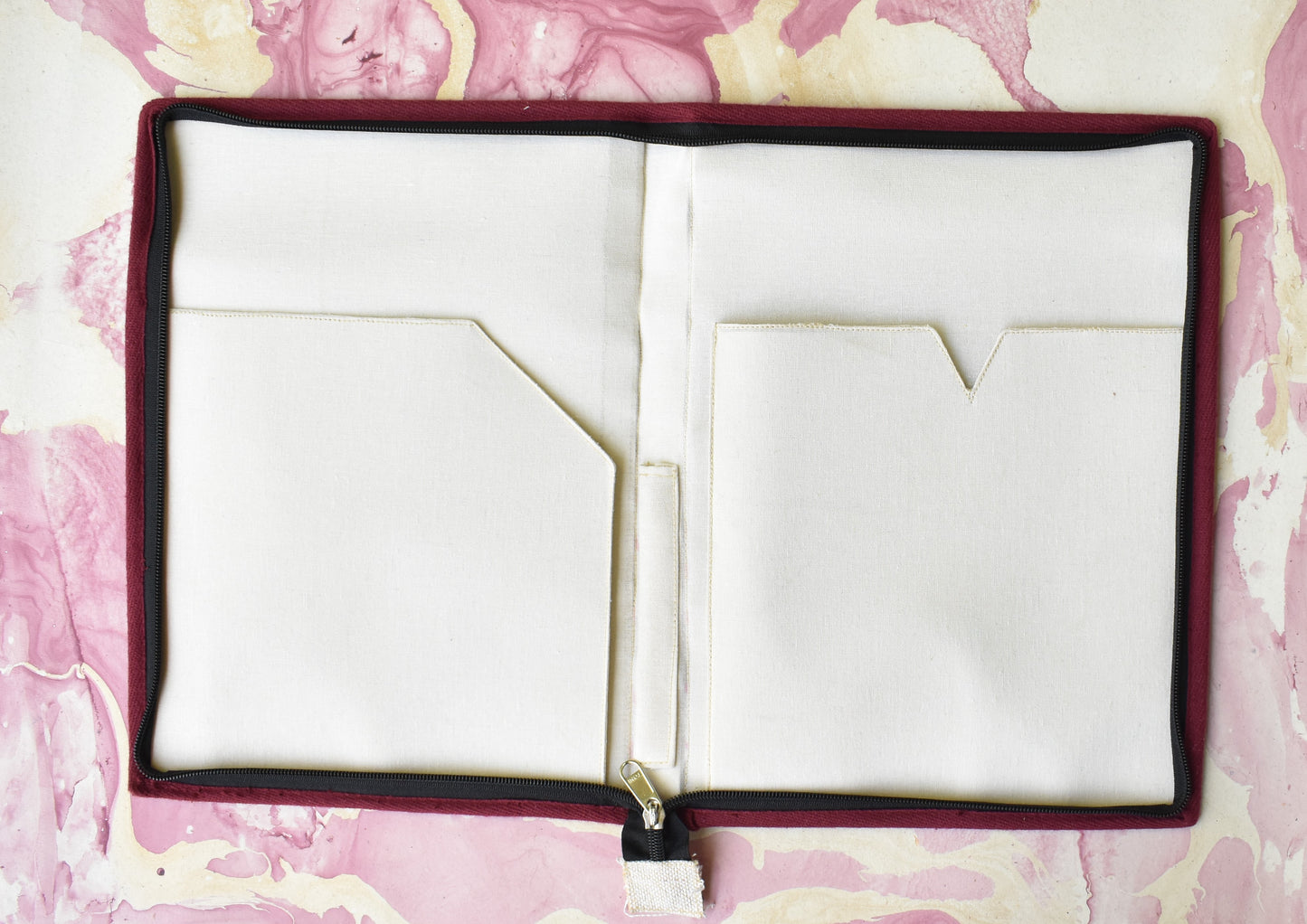 Jute + Bamboo Office Folders