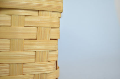 Bamboo Multi Purpose Storage Basket | With Lid | Square Shape