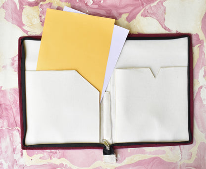 Jute + Bamboo Office Folders