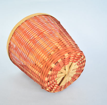 Bamboo Storage Bin | Round Shape |Small