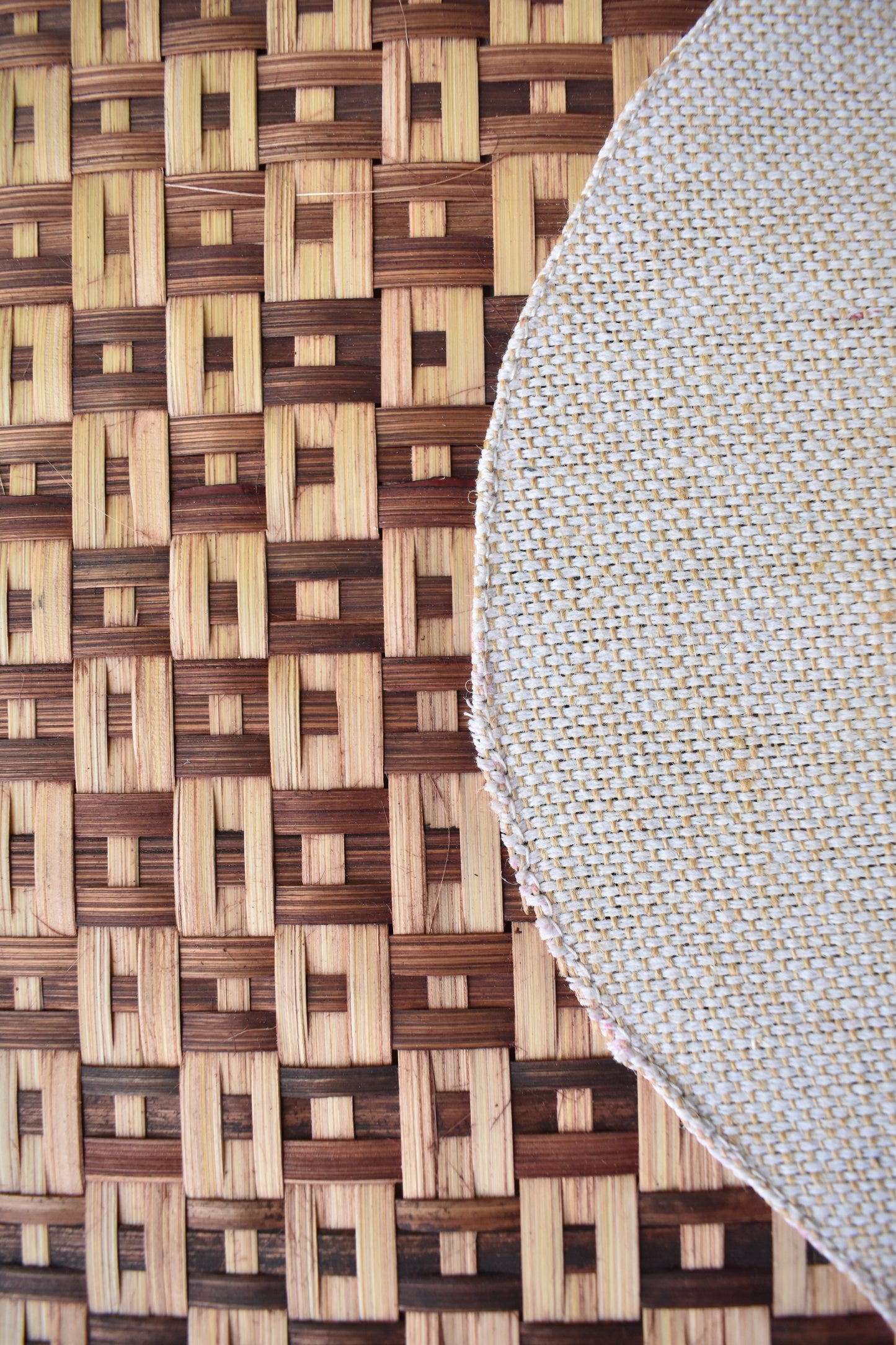 Jute + Bamboo Office Folder