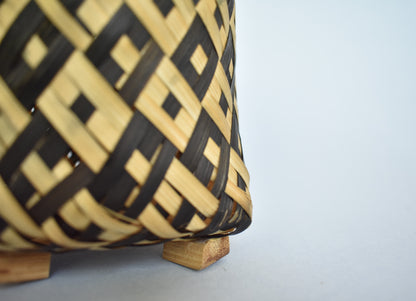 Bamboo Multi Purpose Storage Container | With Lid | Small Size