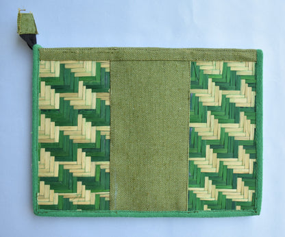 Jute + Bamboo Office Folders