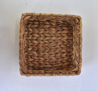 Water Hyacinth Basket | Square | Small Basket