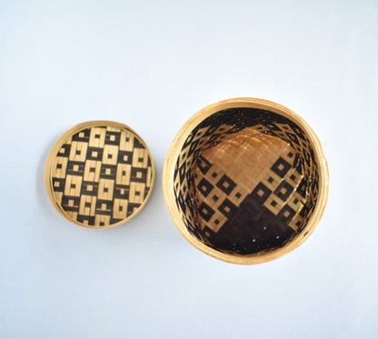 Bamboo Multi Purpose Storage Container | With Lid | Small Size